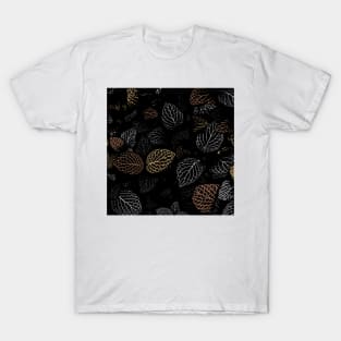 Autumn, Leaves Pattern 16 T-Shirt